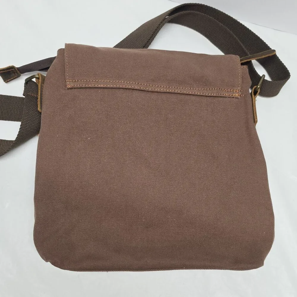 AUGUR Messenger Bag Vintage Look Canvas Shoulder Bag Crossbody Purse 9088 NWT